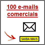 100 EMAILS COMERCIAIS