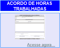 Acordo de Horas Trabalhadas