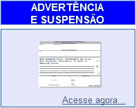 Advertência e Suspensão